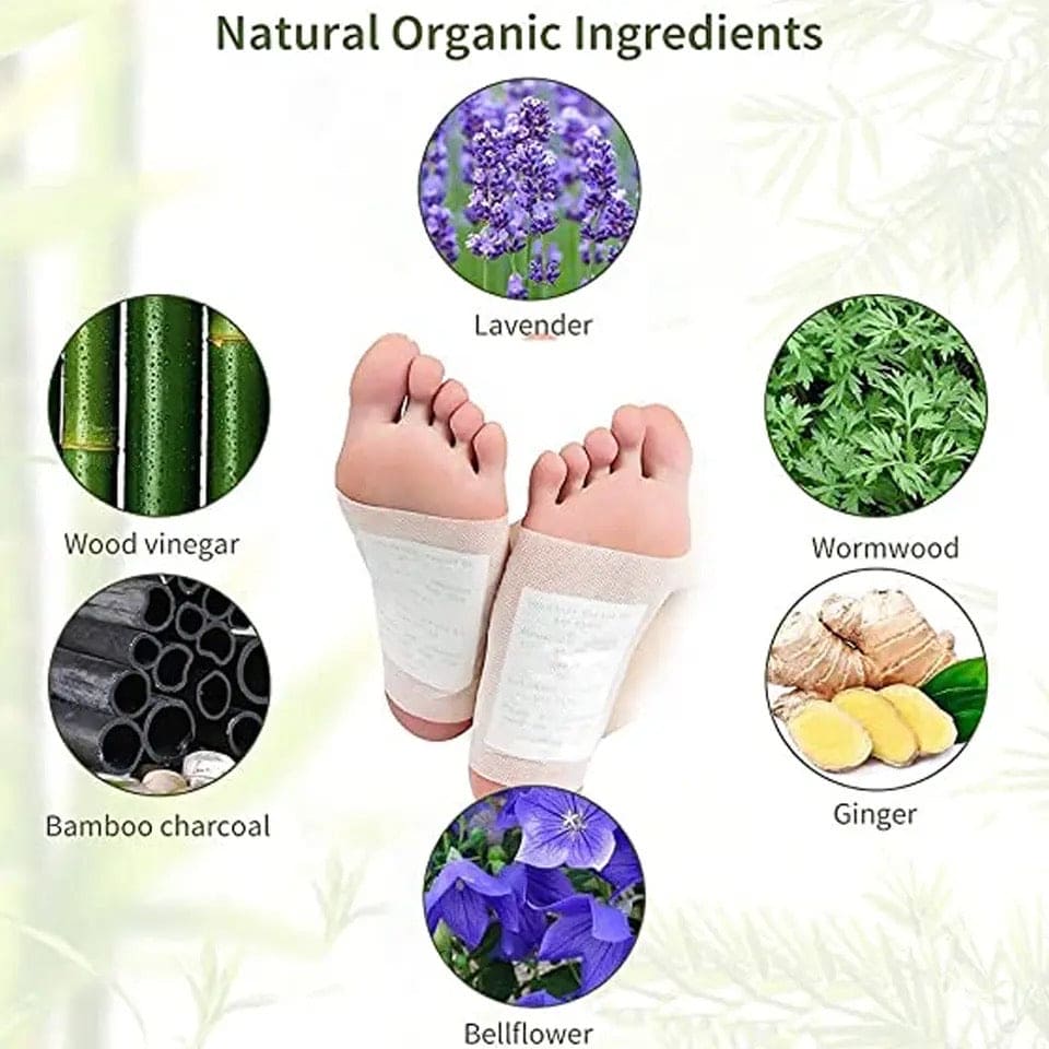 10 Pcs Foot Detox Patch, Detoxification Foot Sticker,