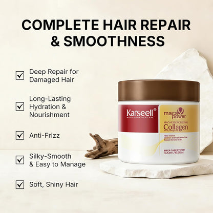 Karseell Collagen Hair Mask || علاج الشعر بالكولاجين من كارسيل – 500 مل