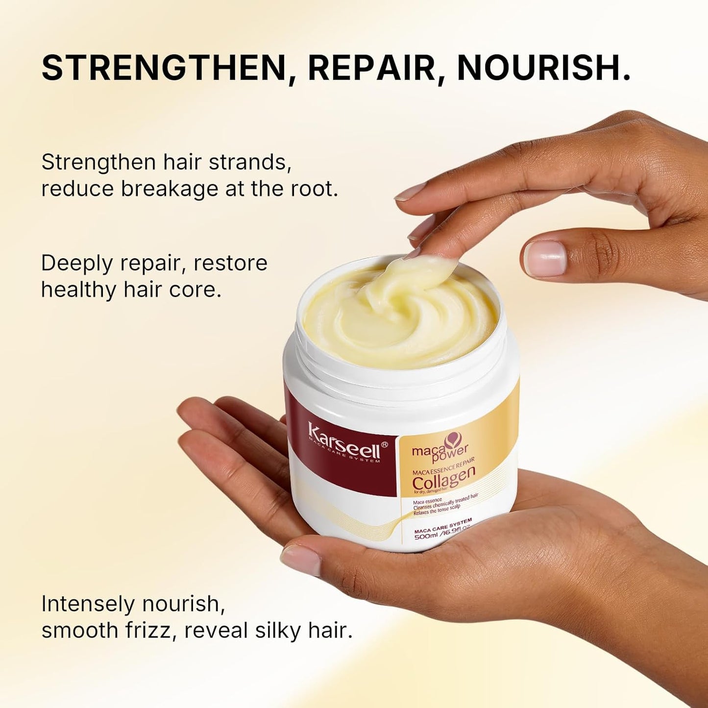 Karseell Collagen Hair Mask || علاج الشعر بالكولاجين من كارسيل – 500 مل