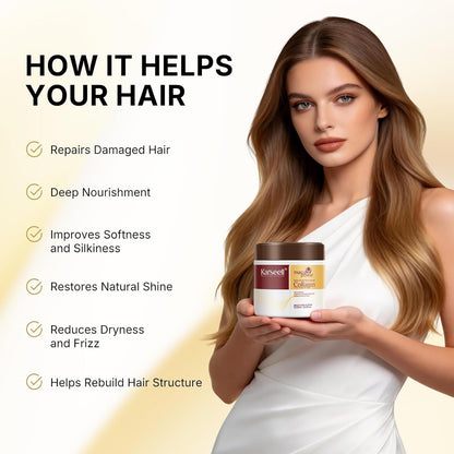 Karseell Collagen Hair Mask || علاج الشعر بالكولاجين من كارسيل – 500 مل