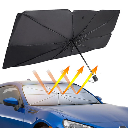 Car Windshield Sun Shade Umbrella || مظلة واقية لزجاج السيارة الأمامي